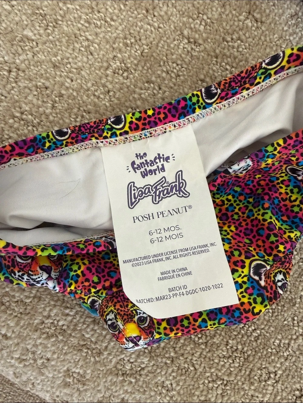 Posh Peanut Lisa Frank Baby Bathing Suit